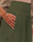 José | Hoge taille lange broek met zakken
