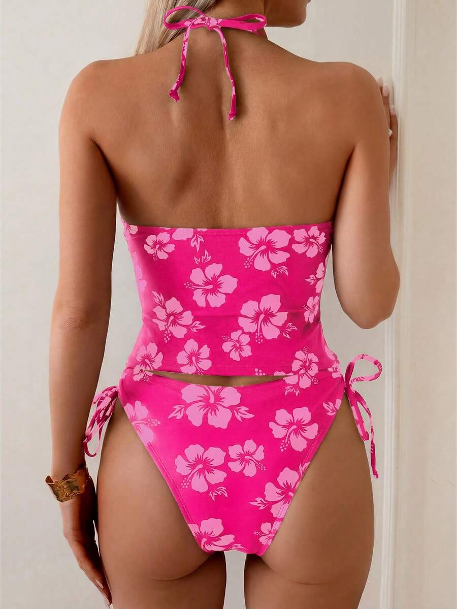 Lorena | Elegante, Corrigerende 2-delige bikiniset met strik
