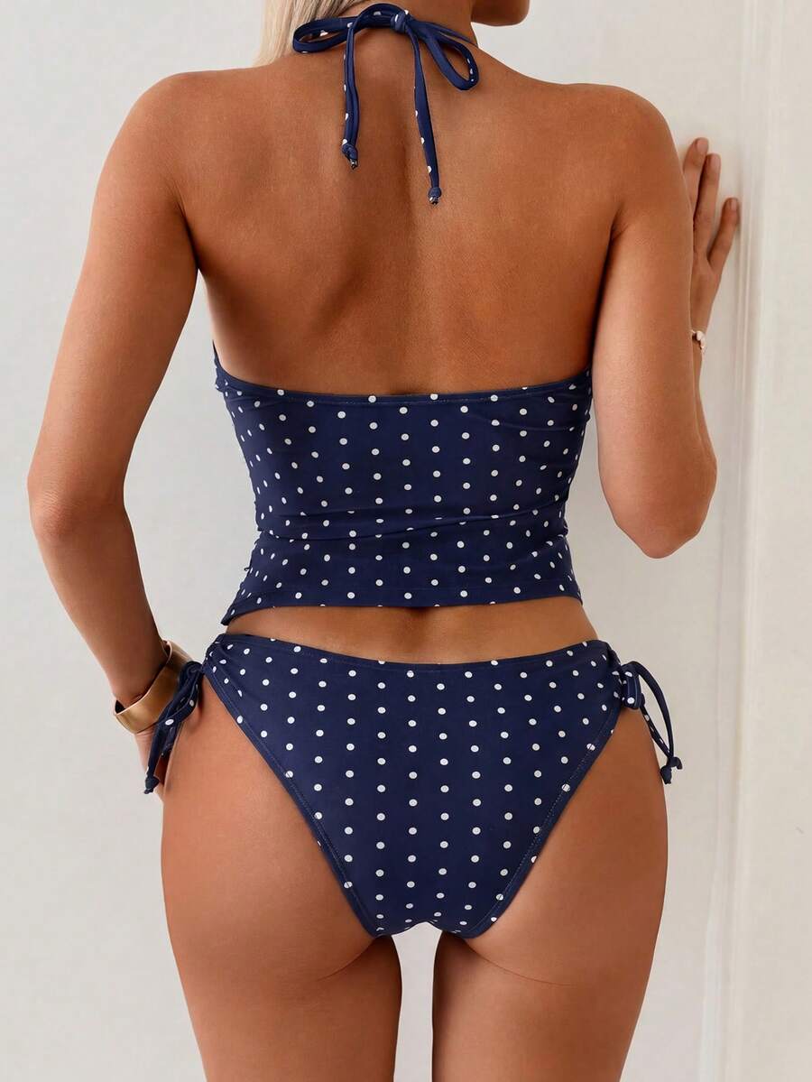 Lorena | Elegante, Corrigerende 2-delige bikiniset met strik