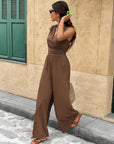 Nadine | Elegante jumpsuit met V-hals