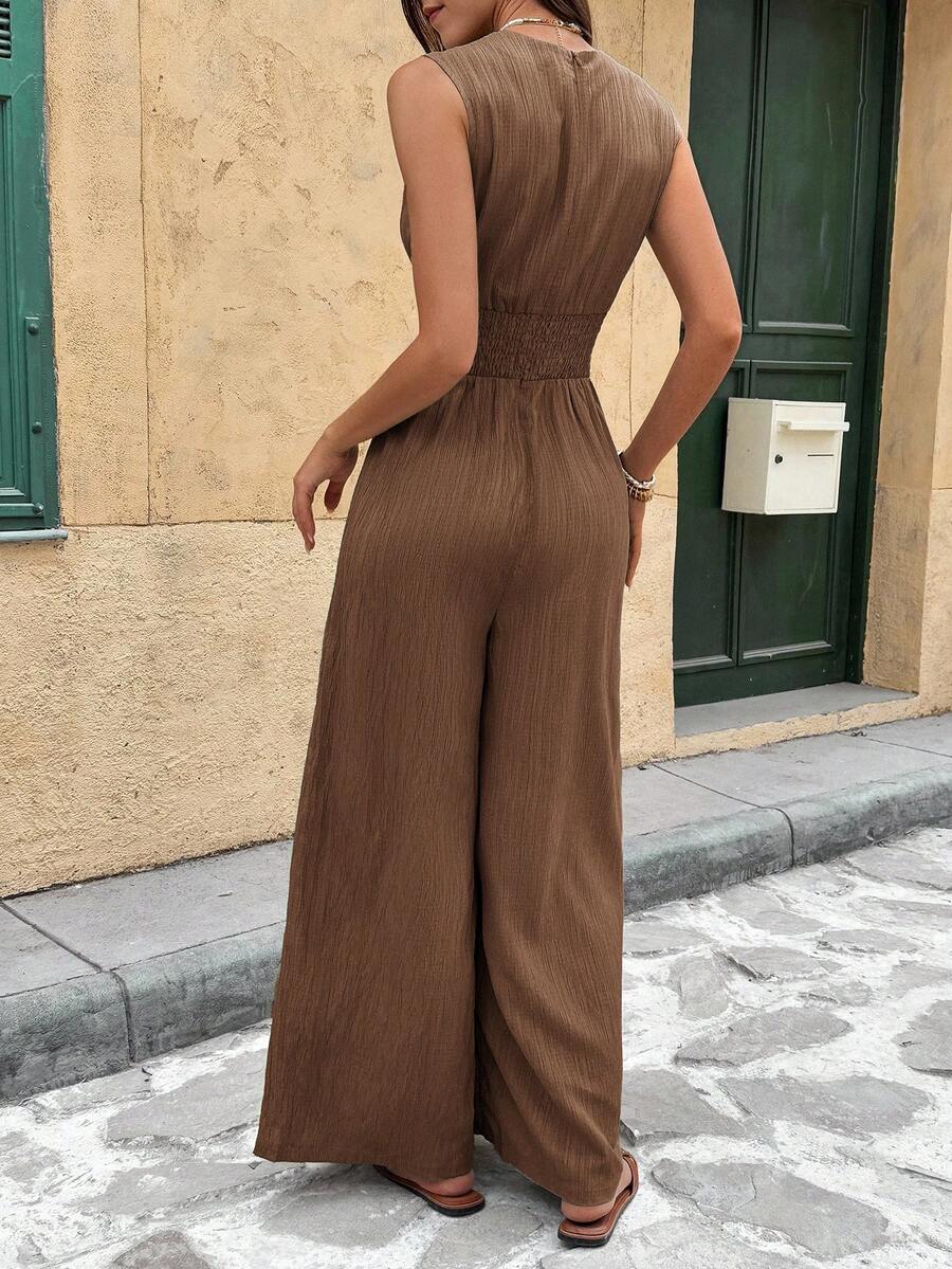 Nadine | Elegante jumpsuit met V-hals