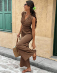 Nadine | Elegante jumpsuit met V-hals