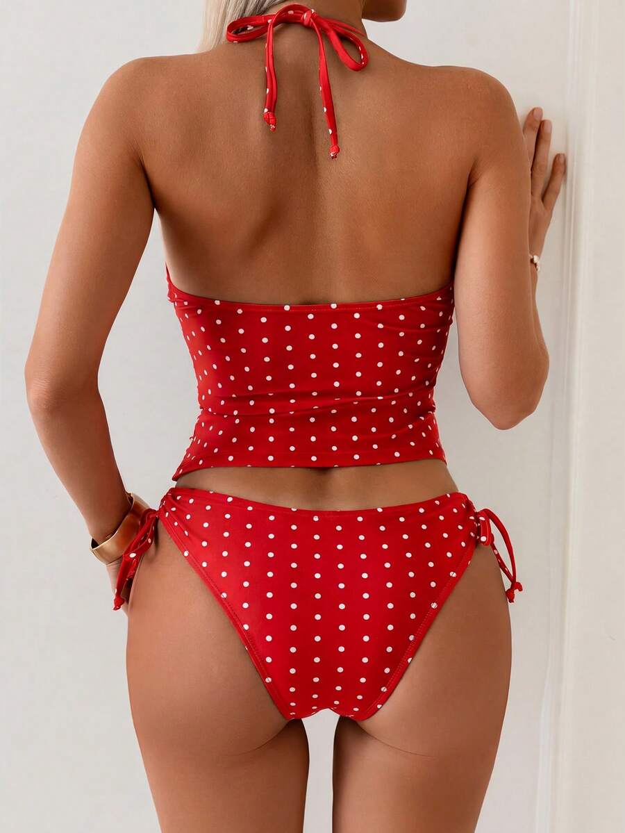 Lorena | Elegante, Corrigerende 2-delige bikiniset met strik
