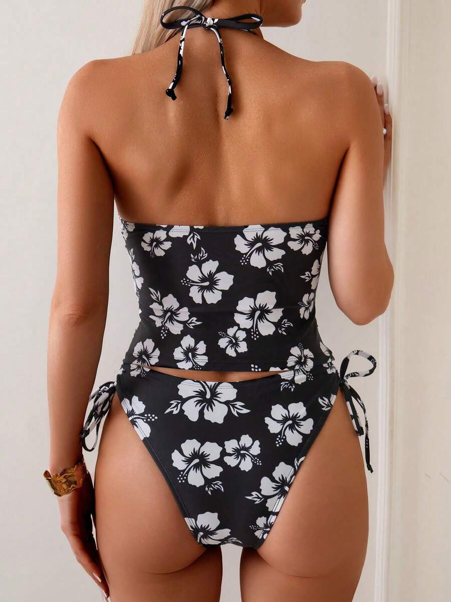 Lorena | Elegante, Corrigerende 2-delige bikiniset met strik