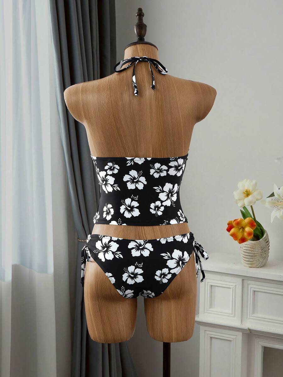 Lorena | Elegante, Corrigerende 2-delige bikiniset met strik