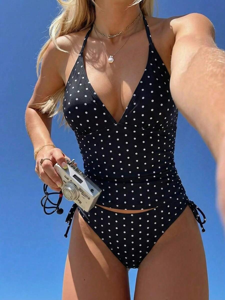 Lorena | Elegante, Corrigerende 2-delige bikiniset met strik