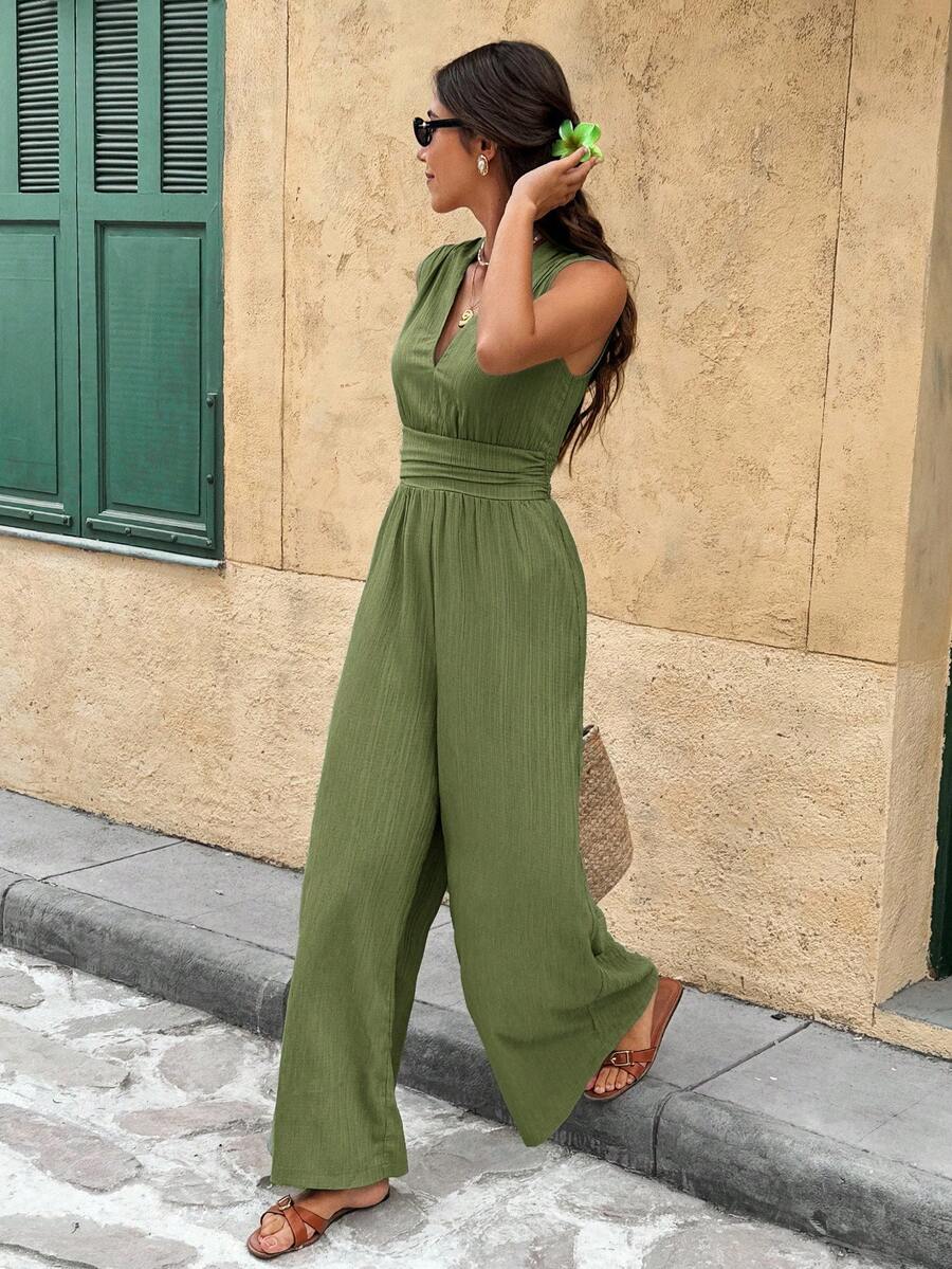 Nadine | Elegante jumpsuit met V-hals