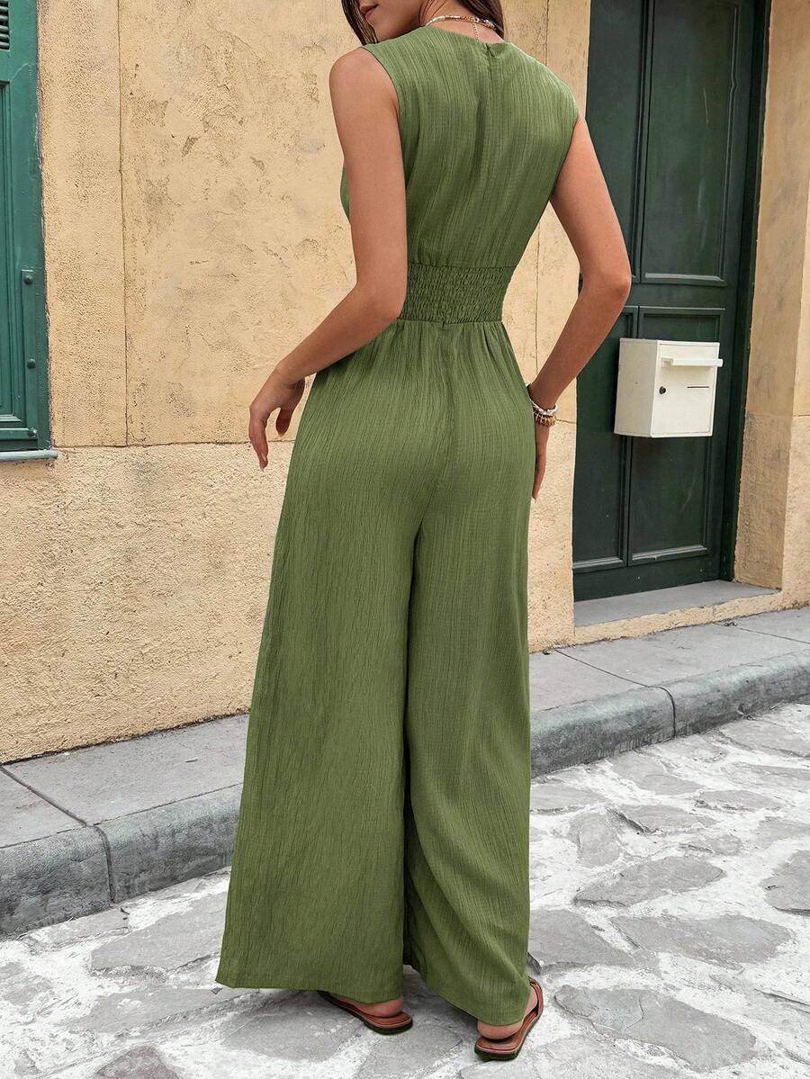 Nadine | Elegante jumpsuit met V-hals