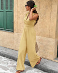 Nadine | Elegante jumpsuit met V-hals