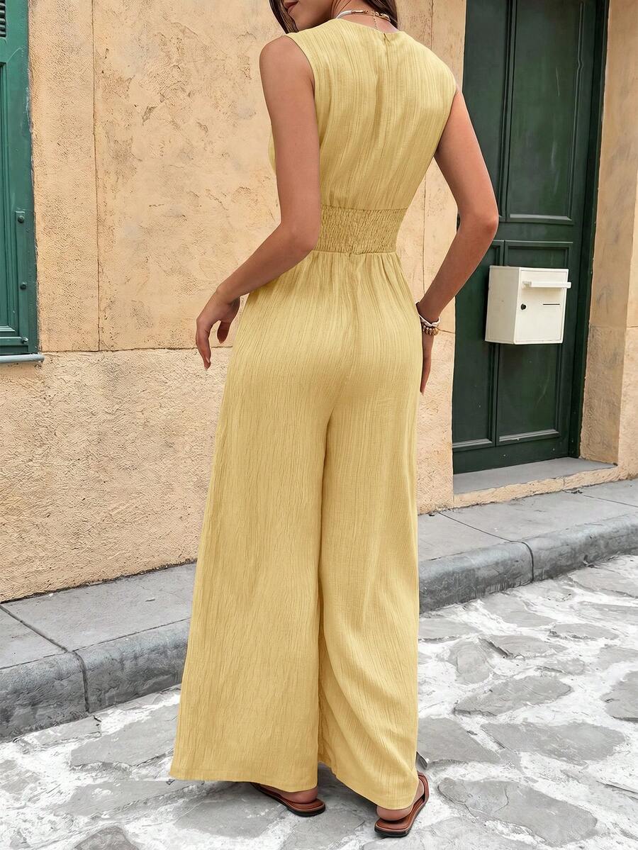 Nadine | Elegante jumpsuit met V-hals