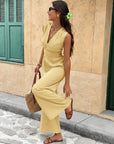Nadine | Elegante jumpsuit met V-hals