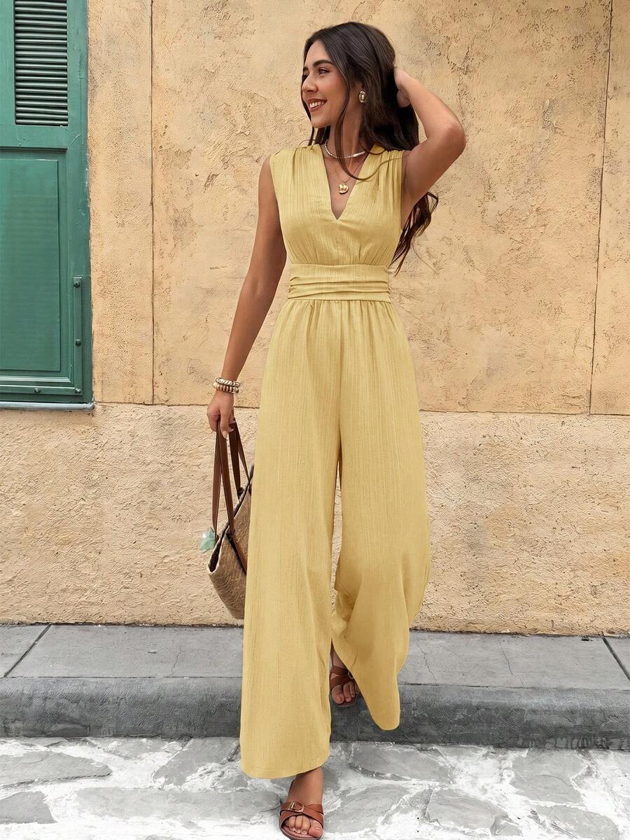 Nadine | Elegante jumpsuit met V-hals