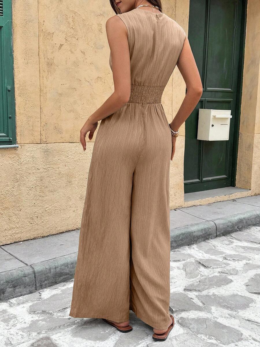 Nadine | Elegante jumpsuit met V-hals