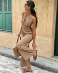 Nadine | Elegante jumpsuit met V-hals