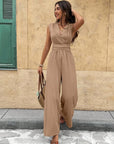 Nadine | Elegante jumpsuit met V-hals