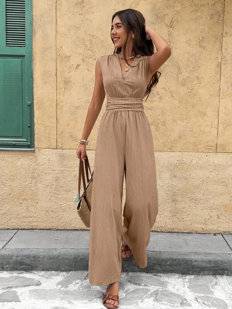 Nadine | Elegante jumpsuit met V-hals