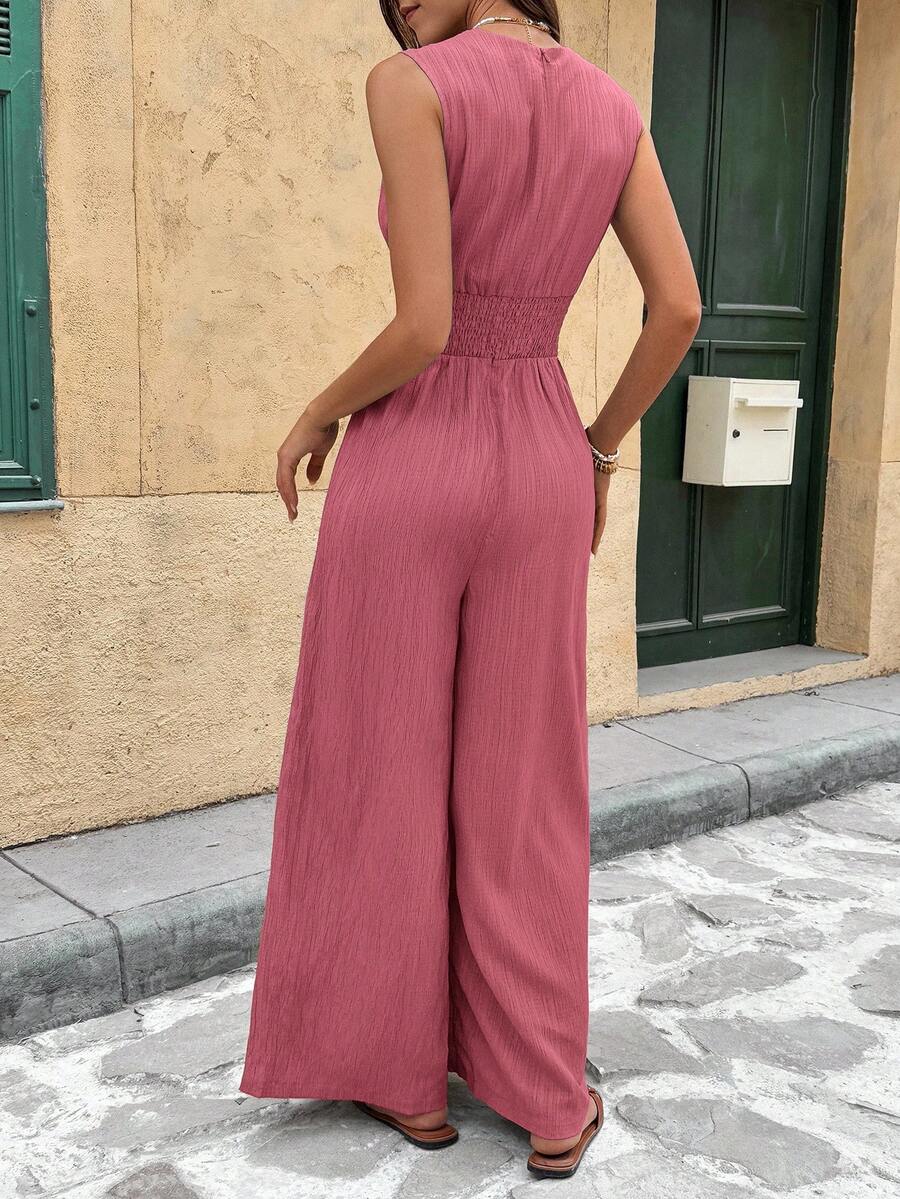 Nadine | Elegante jumpsuit met V-hals
