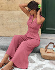 Nadine | Elegante jumpsuit met V-hals
