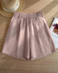 Olga | Linnenmix short met comfortabele pasvorm