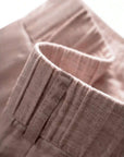 Olga | Linnenmix short met comfortabele pasvorm