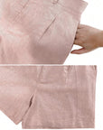 Olga | Linnenmix short met comfortabele pasvorm