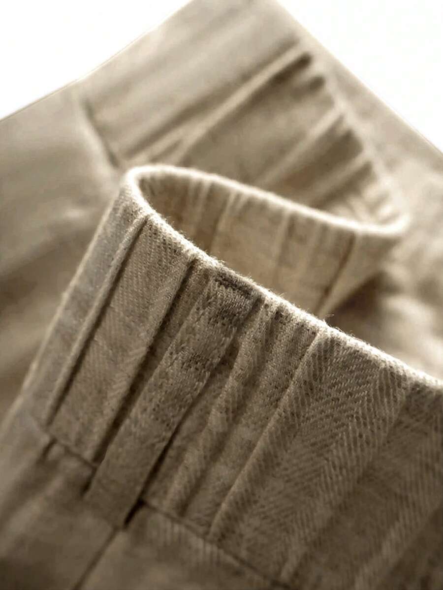 Olga | Linnenmix short met comfortabele pasvorm
