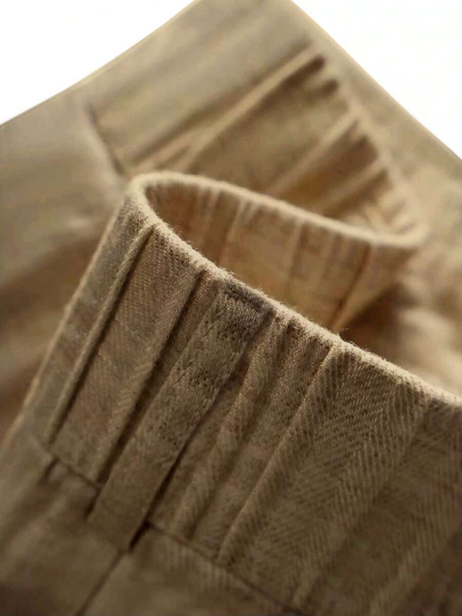 Olga | Linnenmix short met comfortabele pasvorm