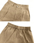 Olga | Linnenmix short met comfortabele pasvorm