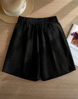 Olga | Linnenmix short met comfortabele pasvorm