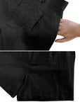 Olga | Linnenmix short met comfortabele pasvorm