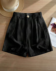 Olga | Linnenmix short met comfortabele pasvorm