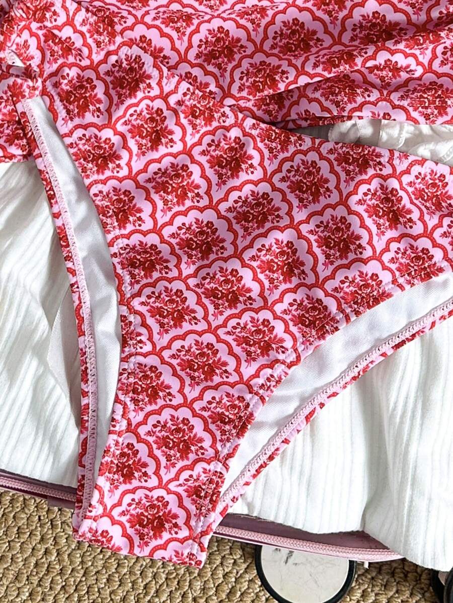 Lorena | Elegante, Corrigerende 2-delige bikiniset met strik