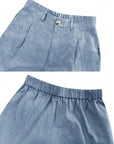 Olga | Linnenmix short met comfortabele pasvorm