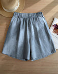 Olga | Linnenmix short met comfortabele pasvorm