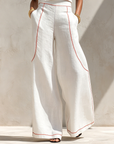 Ivonne | Elegante Set met Contraststiksels