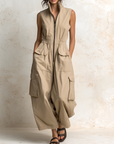 Emilia - Praktische Cargo Jumpsuit met Zakken