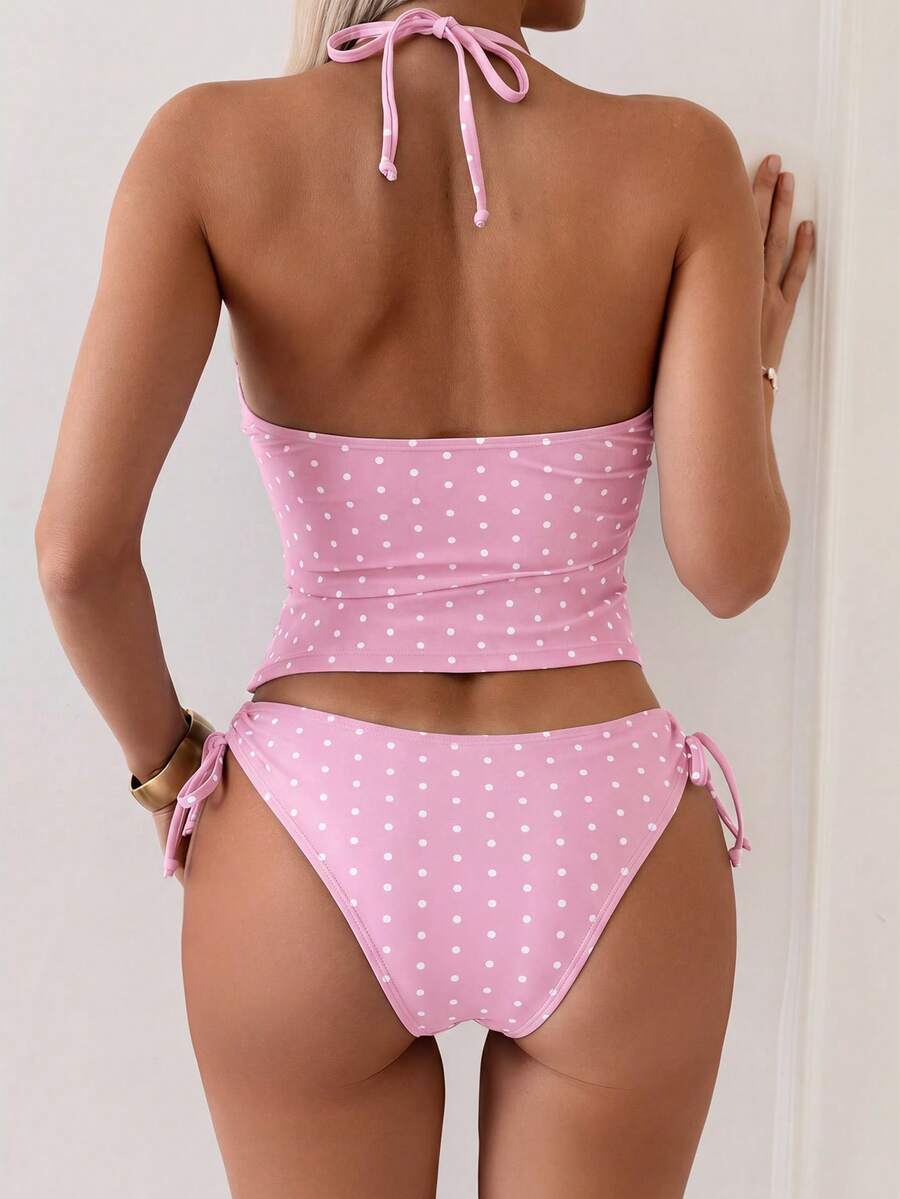 Lorena | Elegante, Corrigerende 2-delige bikiniset met strik