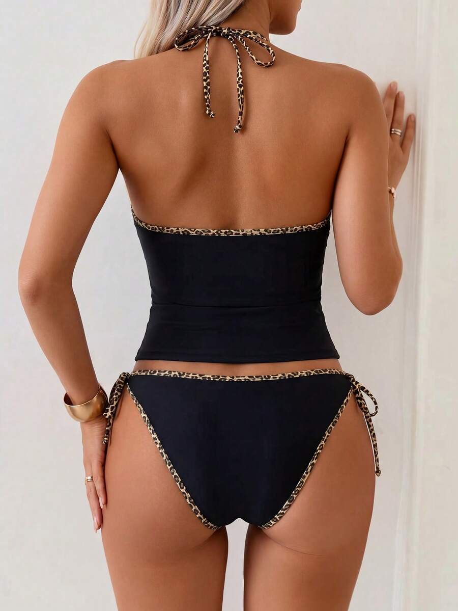 Lorena | Elegante, Corrigerende 2-delige bikiniset met strik