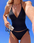 Lorena | Elegante, Corrigerende 2-delige bikiniset met strik