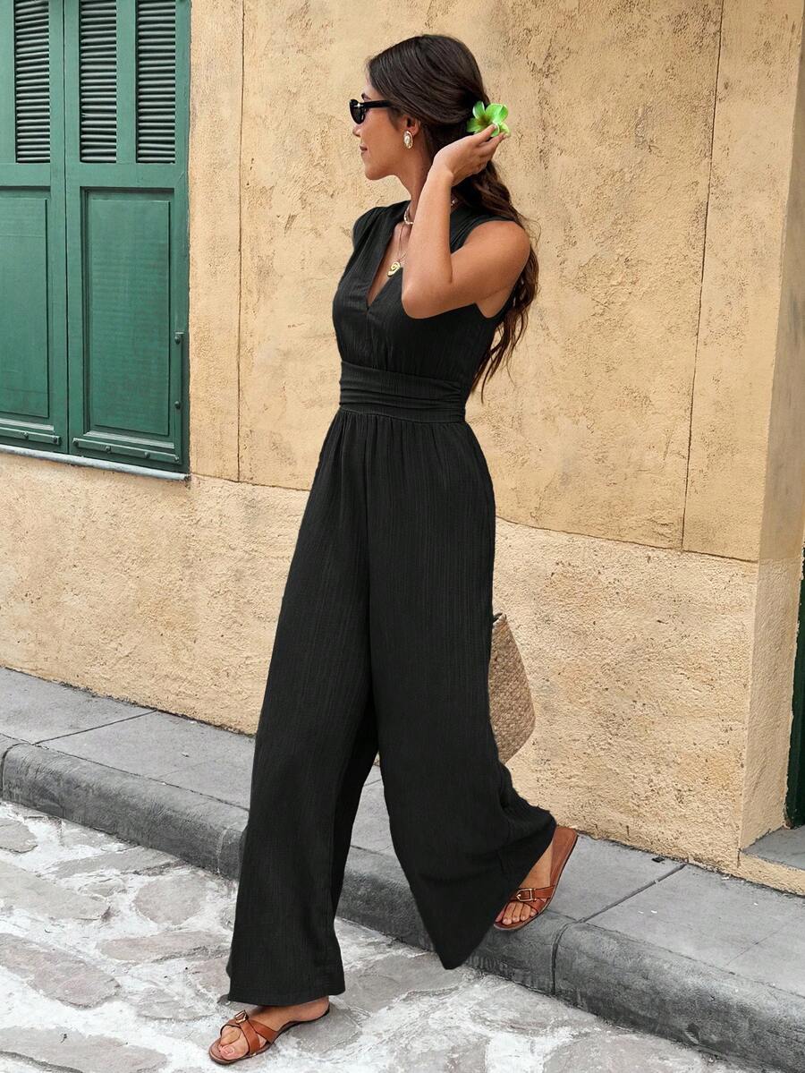 Nadine | Elegante jumpsuit met V-hals