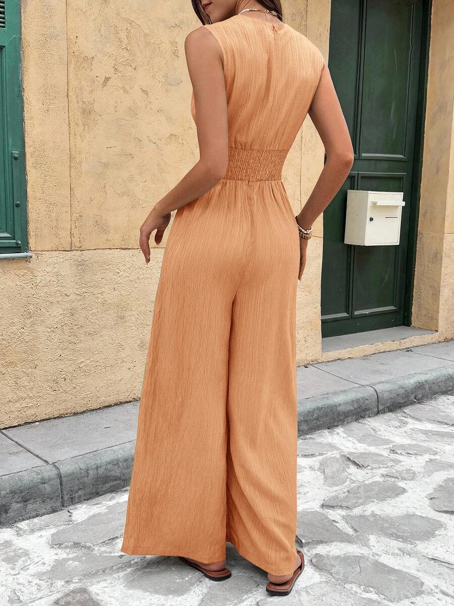 Nadine | Elegante jumpsuit met V-hals