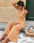 Nadine | Elegante jumpsuit met V-hals