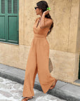Nadine | Elegante jumpsuit met V-hals