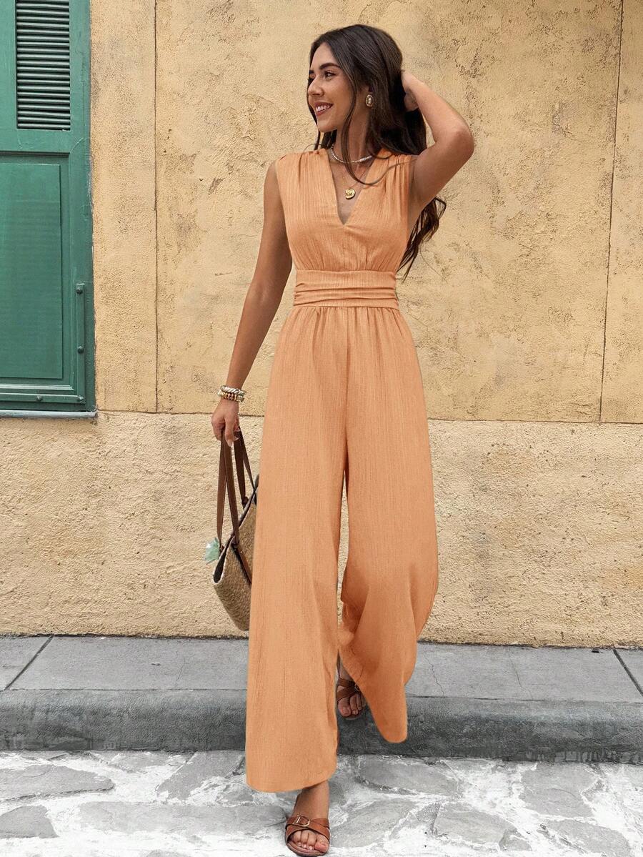 Nadine | Elegante jumpsuit met V-hals