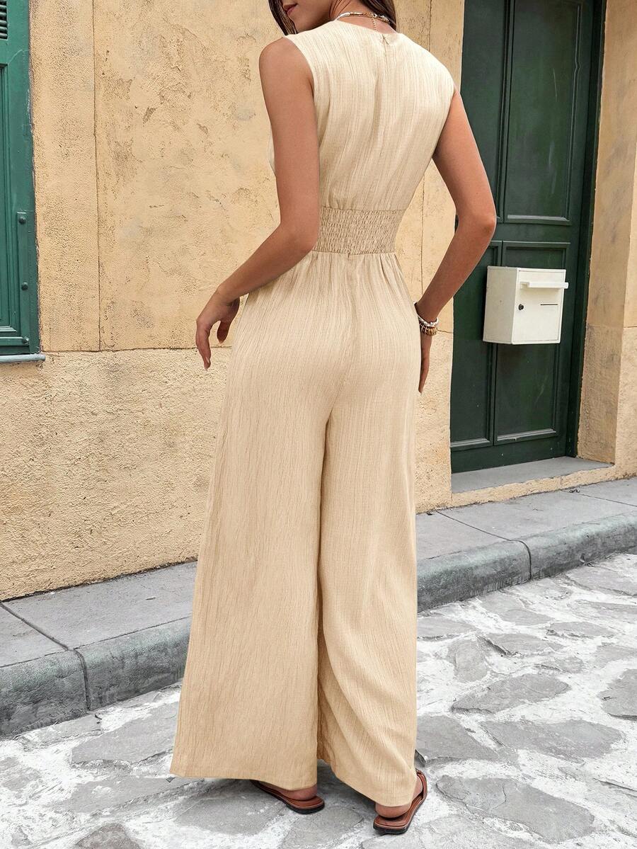 Nadine | Elegante jumpsuit met V-hals