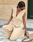 Nadine | Elegante jumpsuit met V-hals
