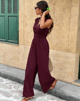 Nadine | Elegante jumpsuit met V-hals