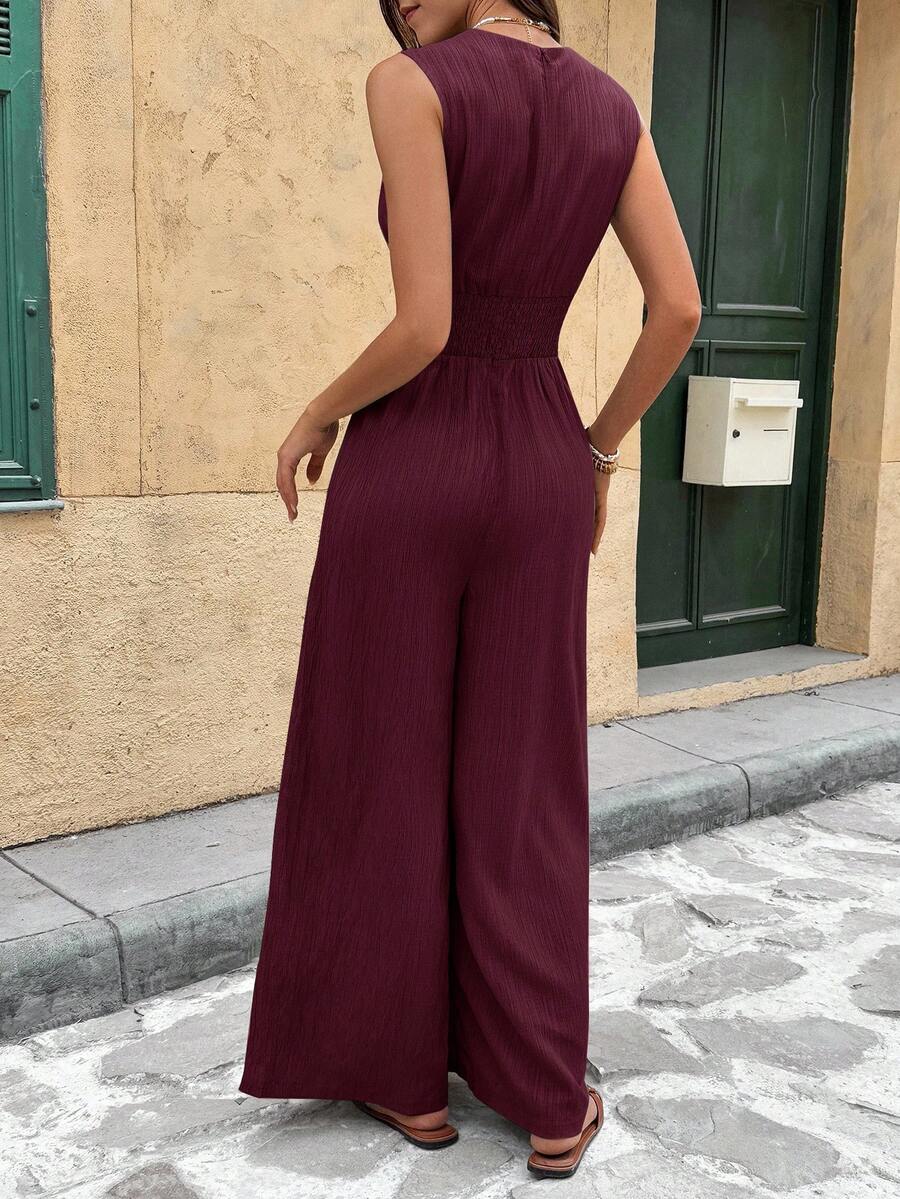 Nadine | Elegante jumpsuit met V-hals