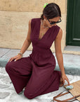 Nadine | Elegante jumpsuit met V-hals