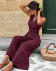 Nadine | Elegante jumpsuit met V-hals